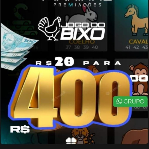 400 NO PIX AS 16:20 LOTERIA DO RIO 